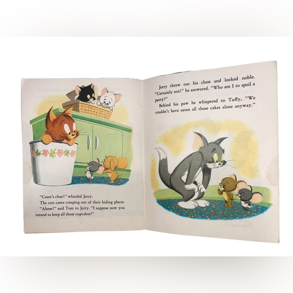 MGM’s Tom and Jerry's Party Book 1974 paperback VTG Cat & Mouse - Picture 4 of 4
